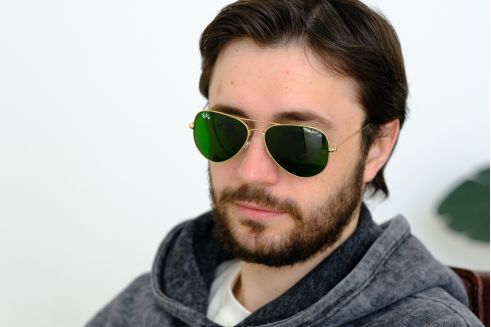 Ray Ban Original 3025D-green-gold