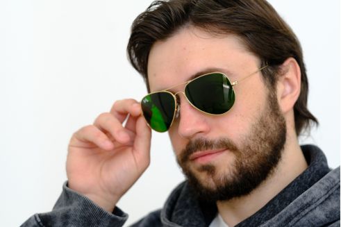 Ray Ban Original 3025D-green-gold