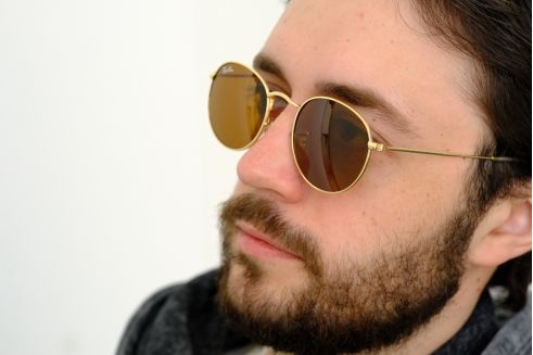 Ray Ban Round Metal 3447-brown-g